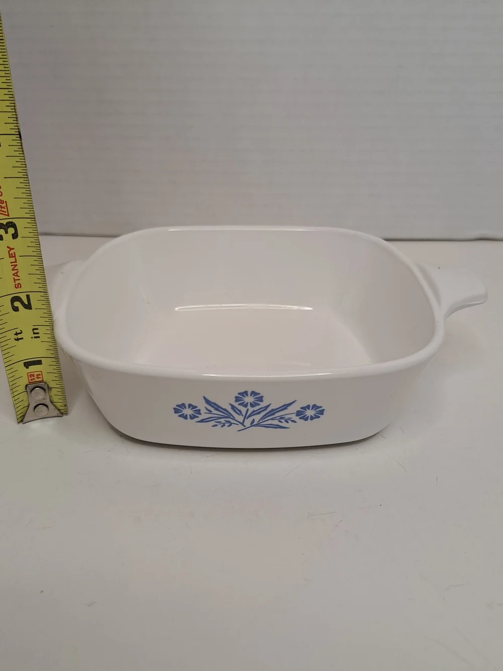 Vintage Corning Blue Cornflower P-41-B, 1-3/4 Cup Casserole Dish & P-43-B, 22oz